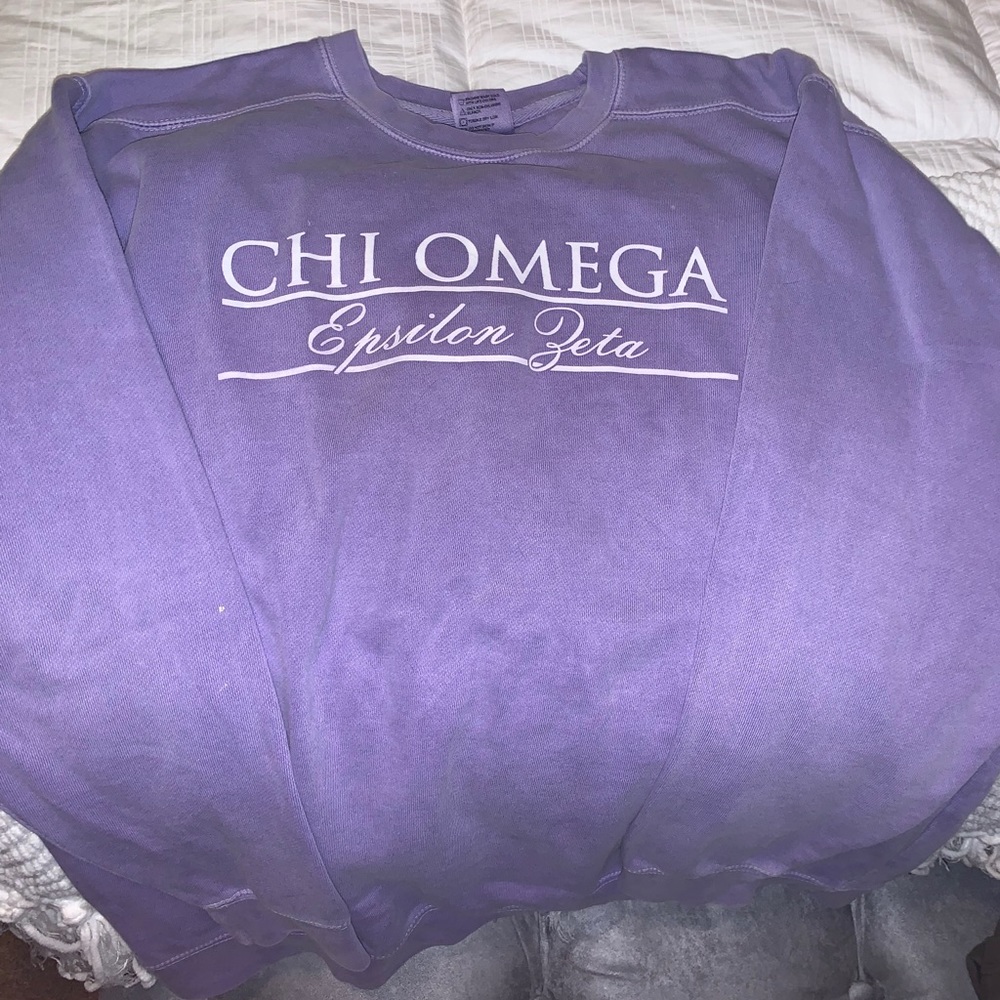 Purple Chi Omega Sweatshirt